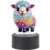 Doppelseitige Acryl-Diamantkunst-Lichtornamente, Diamantmalerei, Nachttischlampe mit Strasssteinen, Nachtlampe für Erwachsene und Anfänger