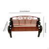 1:6 Dollhouse Garden Bench Furniture Chair Miniature Patio Porch Toy Photography