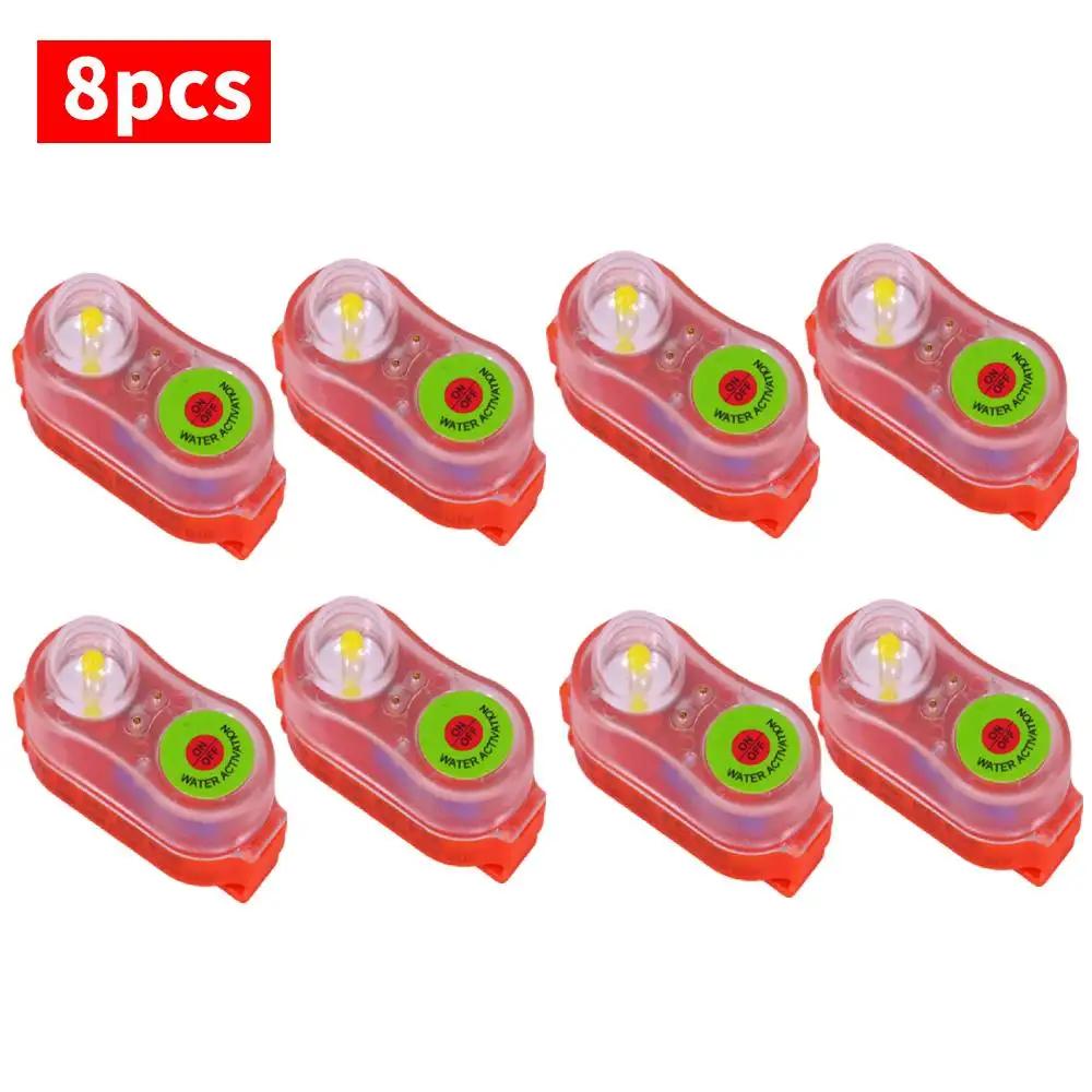1-10 PCS Surfing Life Jacket Light LED Lithium Position Indicator Self-Lighting Life Saving Swimming Warning Lamp Attract Safet