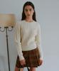ROLAROLA Color Line Cable Knit Ivory