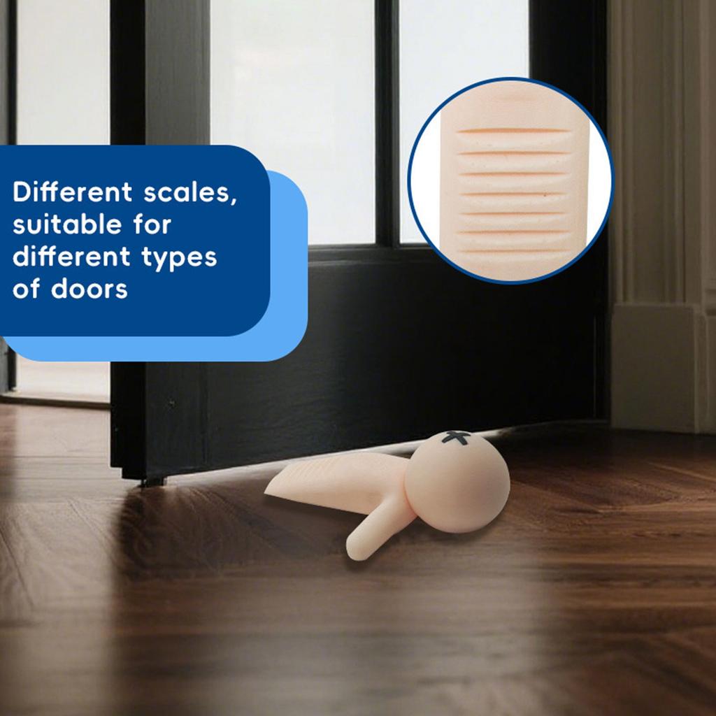 Interesting Little Character Door Stopper And Creative, Interesting Multifunctional Stopper, Protective Door Stopper, Plastic Tool