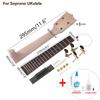 DIY Cookie Box Ukulele Neck Kit Cigar Box Ukulele Neck + Strings + Tuning Pegs + Bridge