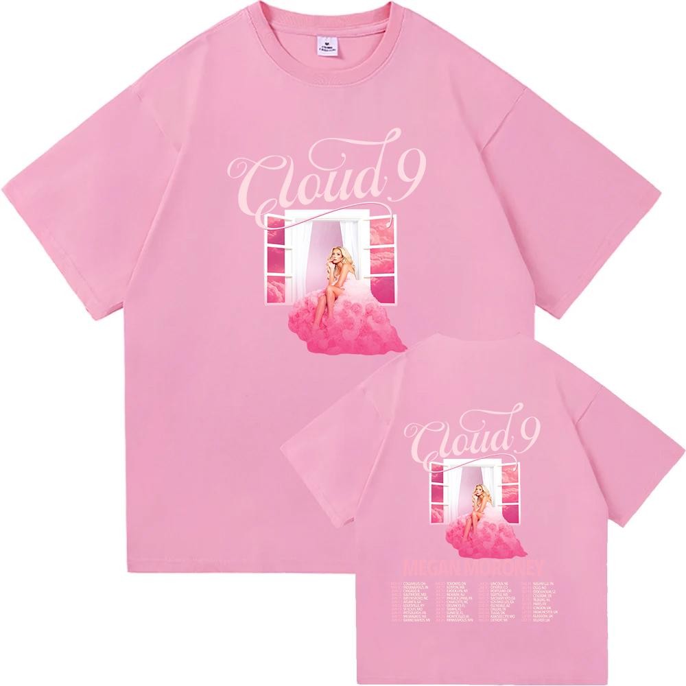 The Cloud 9 Tour 2026 T-shirt Megan Moroney Graphic Print Tshirts Summer O-neck Short Sleeve Male Tees Unisex Streetwear Merch