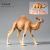 Montessori Wild Animals Model Toy Set - Lion Elephant Antelope Action Figures Miniature Zoo Figurines Educational Kids Gift