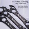 Thickening and Hardening Air Conditioner Wrench Alloy Steel Multifunctional Wrench