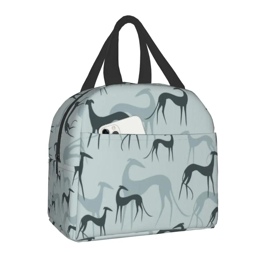 Chihuahuas Valentines Thermal Insulated Lunch Bags Women Cute Dog Puppy Portable Lunch Tote for Work School Travel Food Box