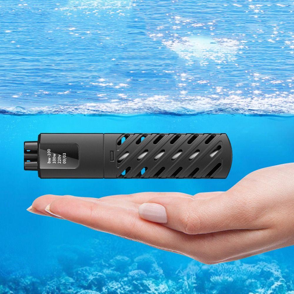 Aquarium-Heizstab für niedrigen Wasserstand, Quarzglas, Aquarium-Thermostat, Fischbecken