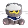 GD Zoa Plush Doll Kpop GD Stuffed Keychain Cute Plush Gray Cloud Cat Doll Fun Bag Pendant Decoration For Fans Kid Gifts