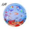 Stable Tummy Time Floor Mat Inflatable Splash Pad for Toddlers Thickened PVC Outdoor Water Sprinkler Play Soft Textured Babies Safe Sensory