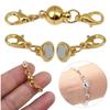 5 Pairs DIY Jewelry Magnetic Clasp Connector with Lobster Clasp for Jewelry Making Findings