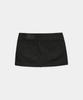 ETRE AU SOMMET Front Zip Belt Detail Mini Skirt (Black)