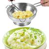 Multifunctional Manual Food Mixer Stainless Steel Salad Vegetable Fruit Blender for Kitchen