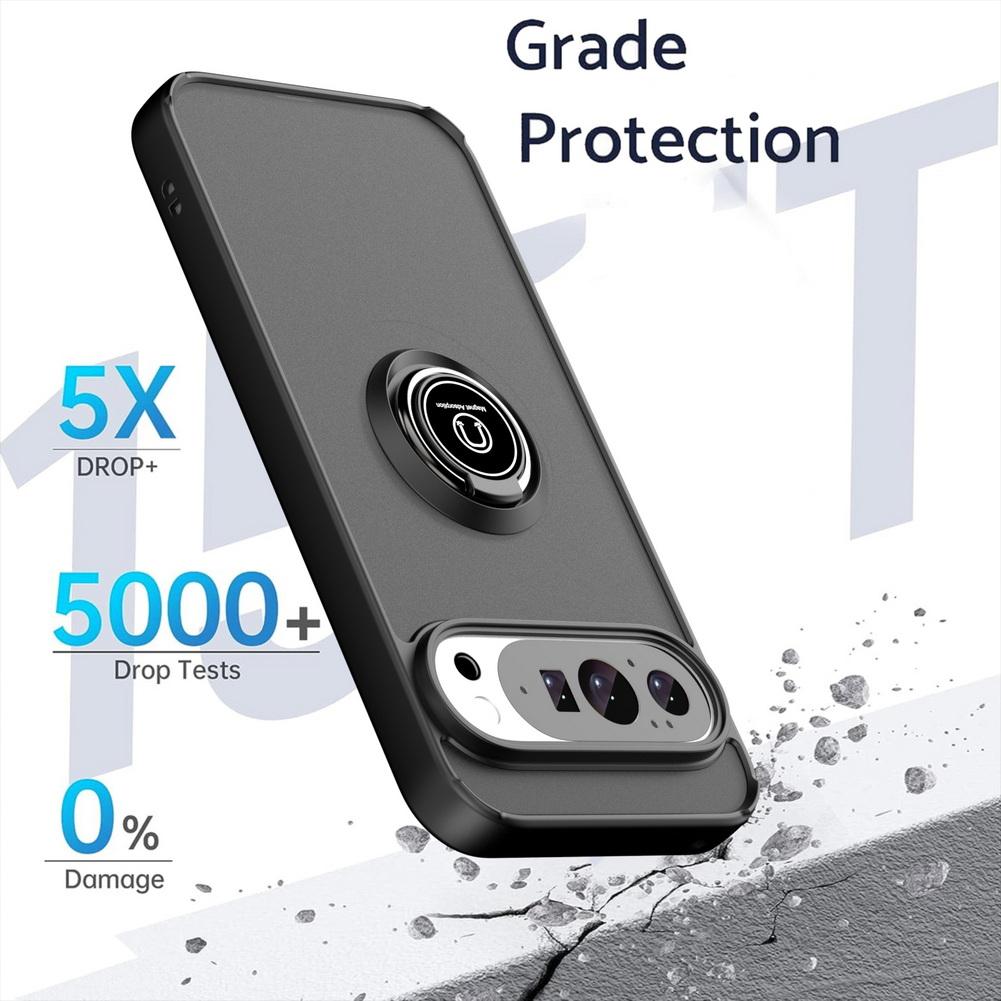 Rotatable Bracket case for Pixel 11 Pro XL 11 Pixel 10 Pro 10a 9A 9 Pro XL Google Pixel 8A 8 Pro Metal Ring Car Holder Cover