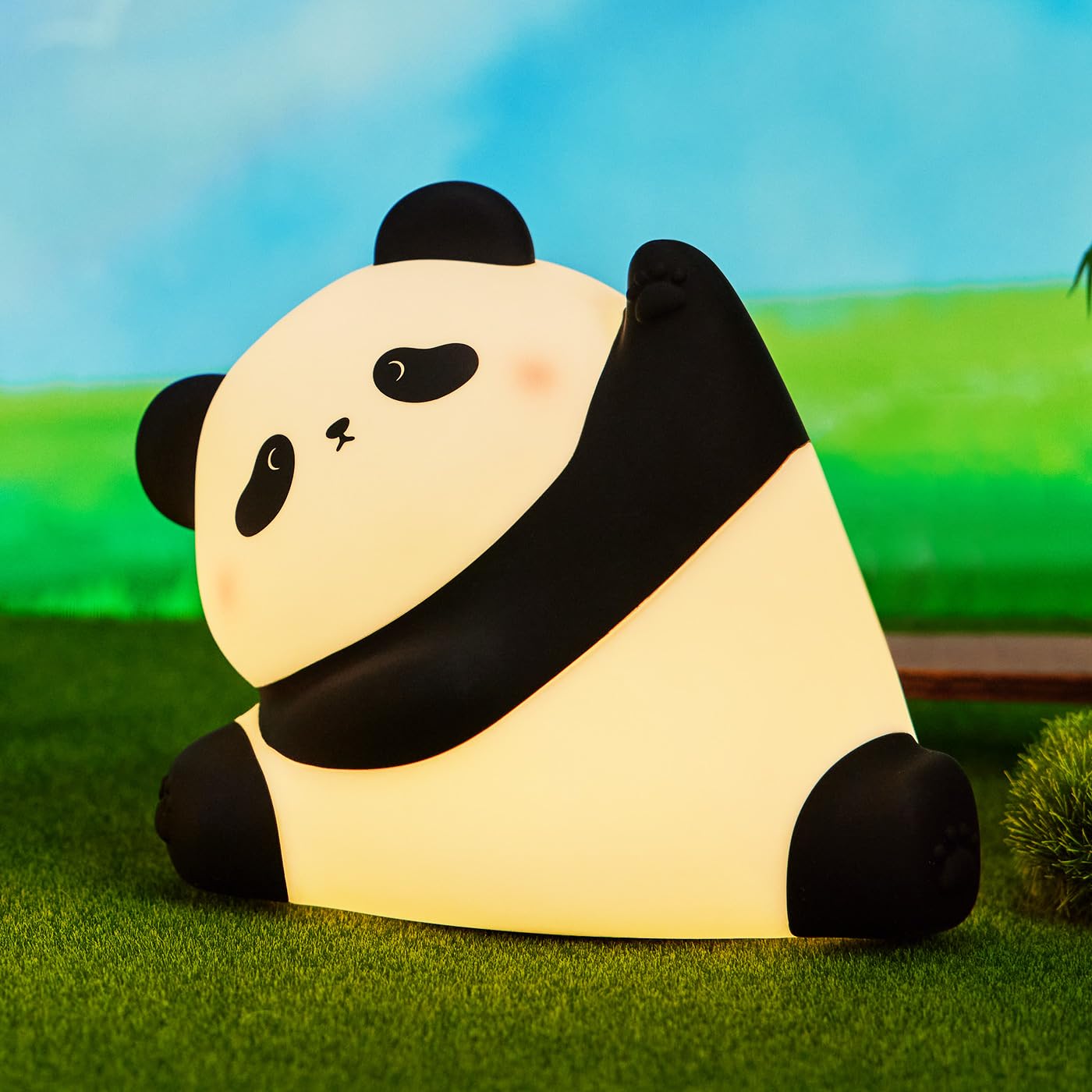 

Kids Na Lamp Cute Night Light for Room Nursery Baby Toddler Teen Cute Room Decoration Rechargeable Silicone Dimmable Cat Night Light with Timer Fu білий