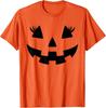Maglietta da Donna Costume di Halloween Faccia di Jack O' Lantern Zucca