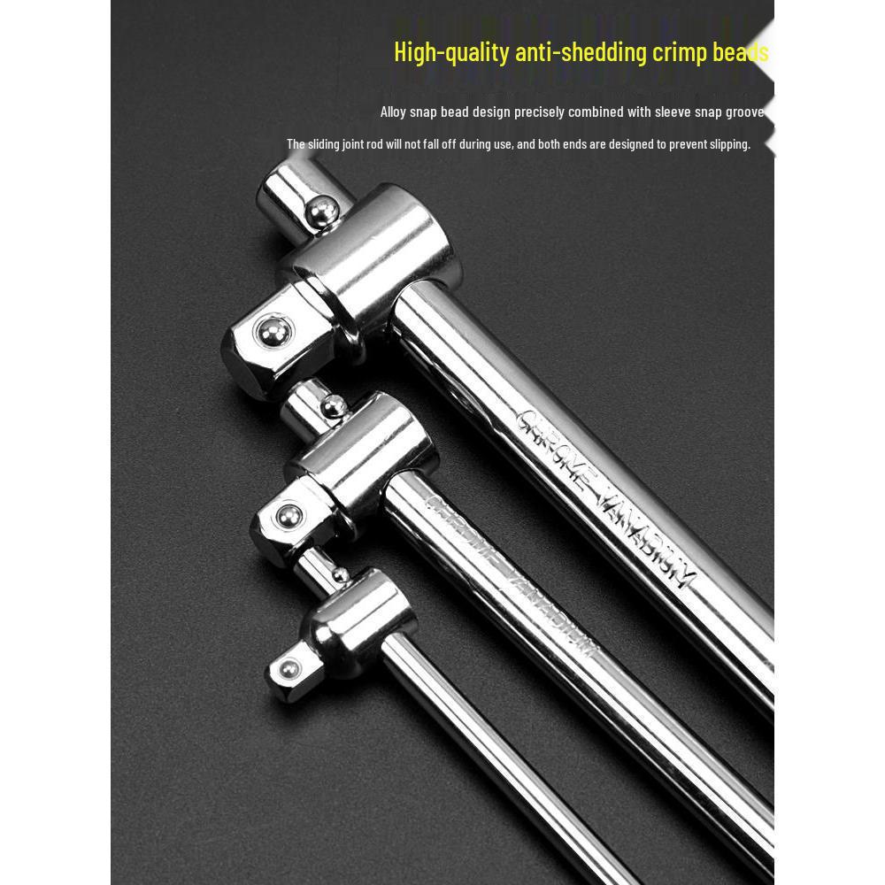 1/2 Sliding Rod Extension Wrench with Sleeve and Short Connecting Rod