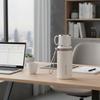 Large Capacity Nonrust Steel Vacuum Insulated Tumblers 12hour Temperature Retention Leak Proof Lid For Office School Travels