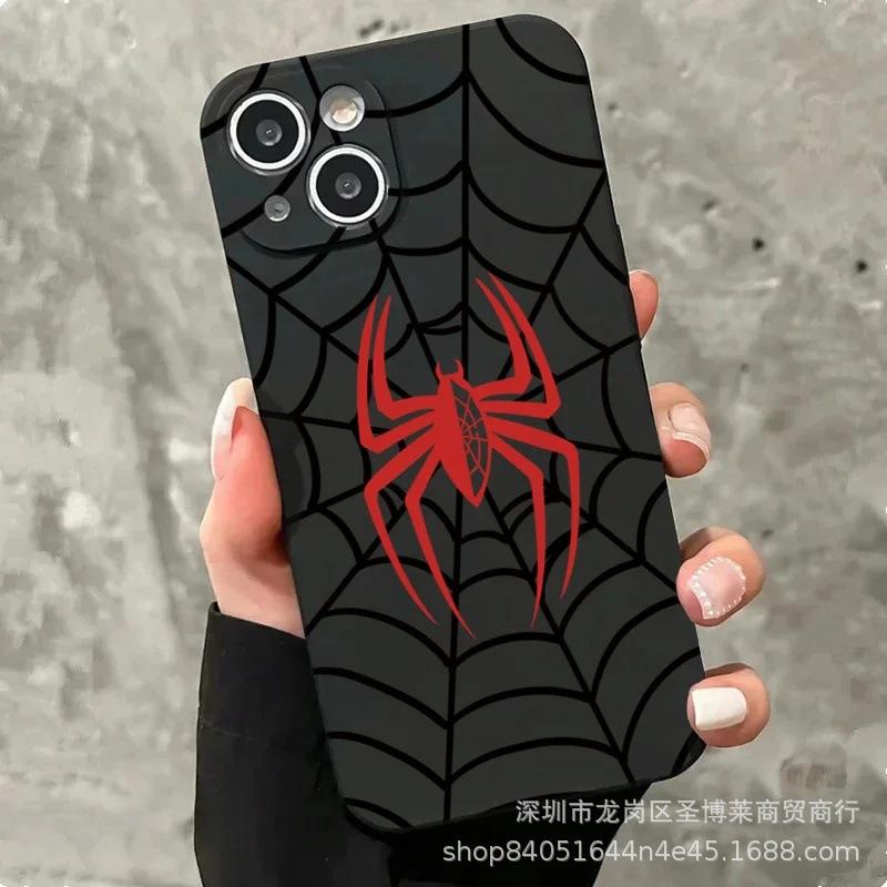 The new spider is suitable for iPhone15 mobile phone case 14PROMAX all-inclusive 13/11 anti-drop 16/15 protective case 17.