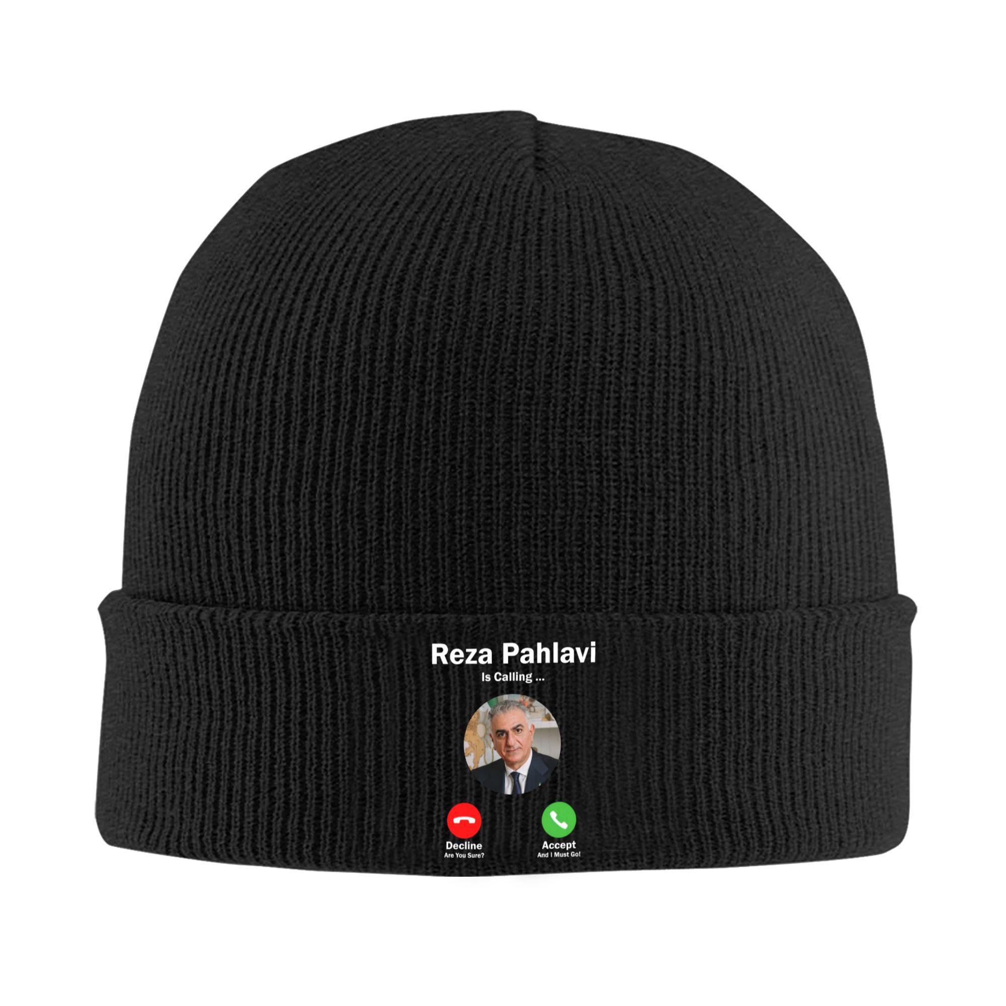 

Reza Pahlavi King Is Calling Beanie Cap Unisex Winter Warm Bonnet Homme Knitted Hat Hip Hop Outdoor Ski Skullies Beanies Caps One Size