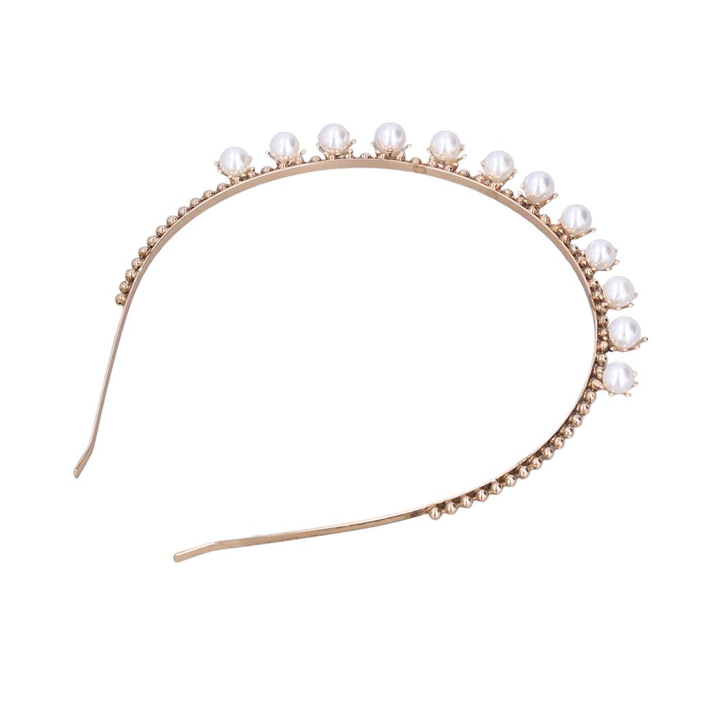 Imitation Pearl Headband Good Flexibility Beautiful Practical Exquisite Stylish Hairband Hair
