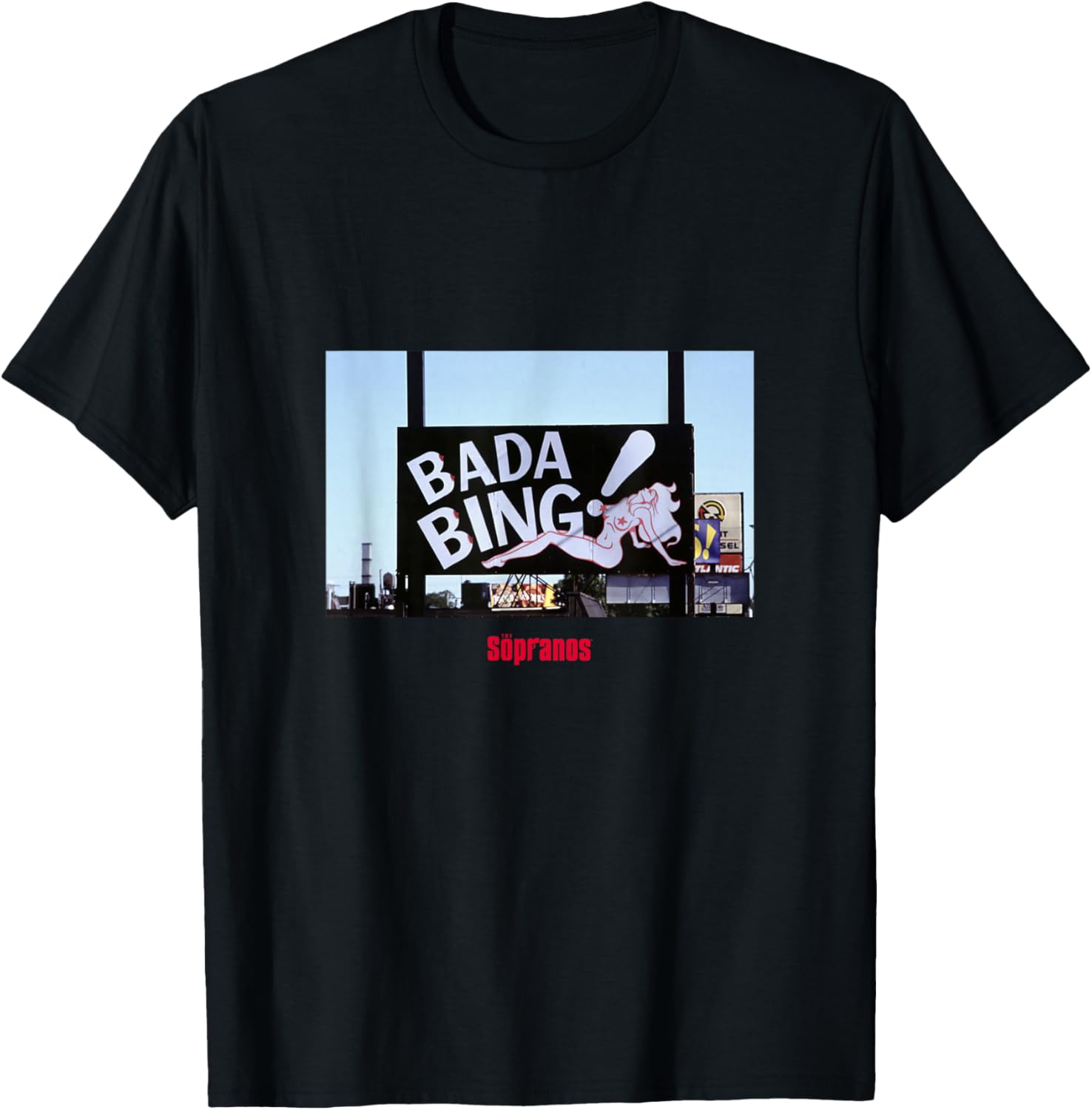 The Sopranos Bada Bing Club Iconic Sign TV Series PAPL2593 T-Shirt S разноцветный