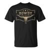 Vintage Howdy Name Bull Skull Country Cowboy Western T Shirt Vintage Washed Graphic Soft Casual Homme Designer Clothes Unisex