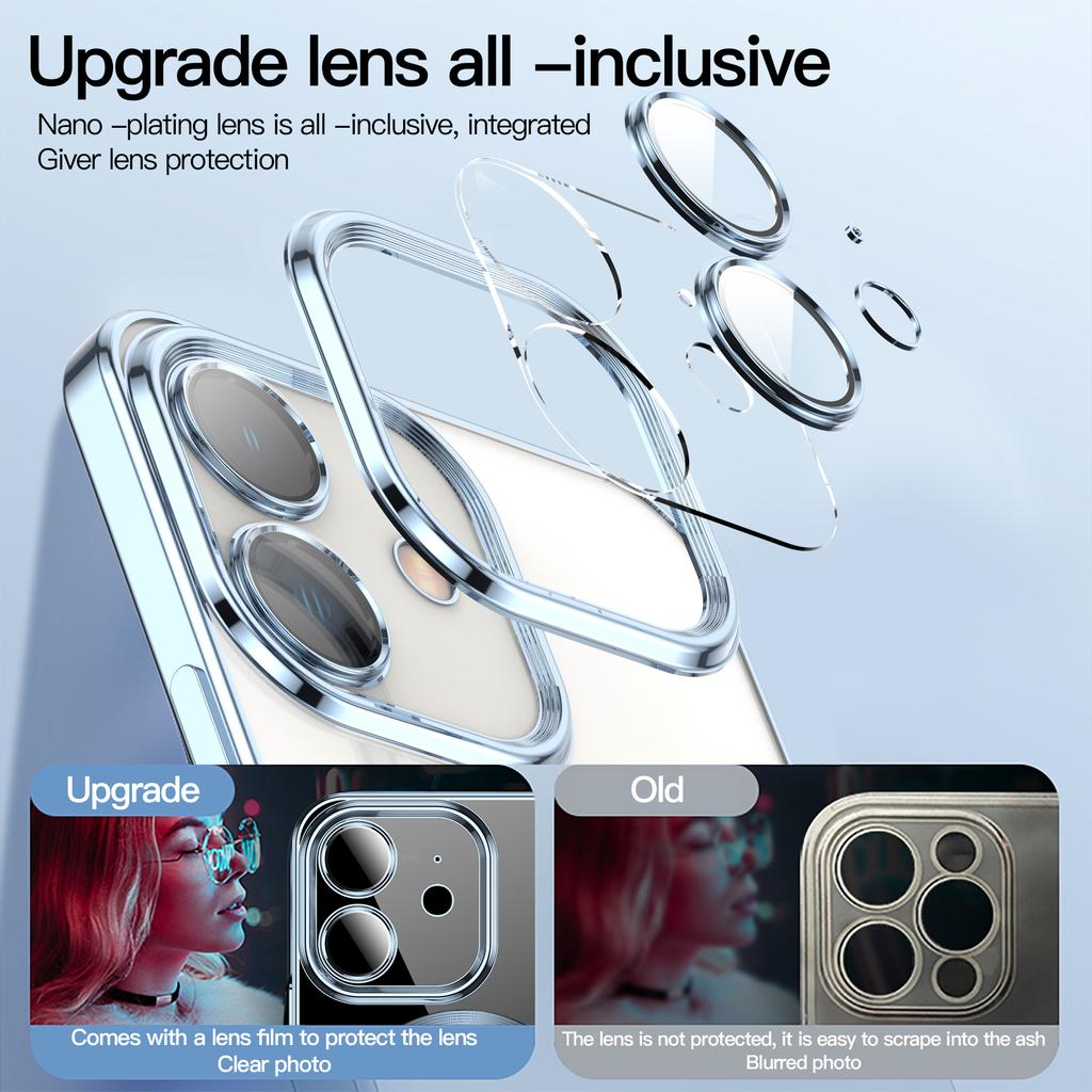 For iPhone 11 Phone Case TPU Phone Back Cover Compatible with MagSafe