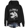Ladies Fashion Casual Long Sleeve Printed Round Neck Hoodie Pullover Top