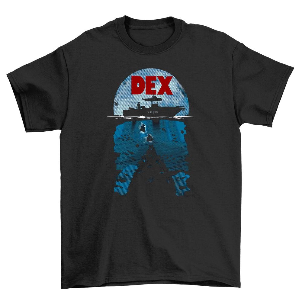 Dex Xlice Of Life T-shirt - Hilarious Slice of Humor! Unisex Cotton Tee with Dex