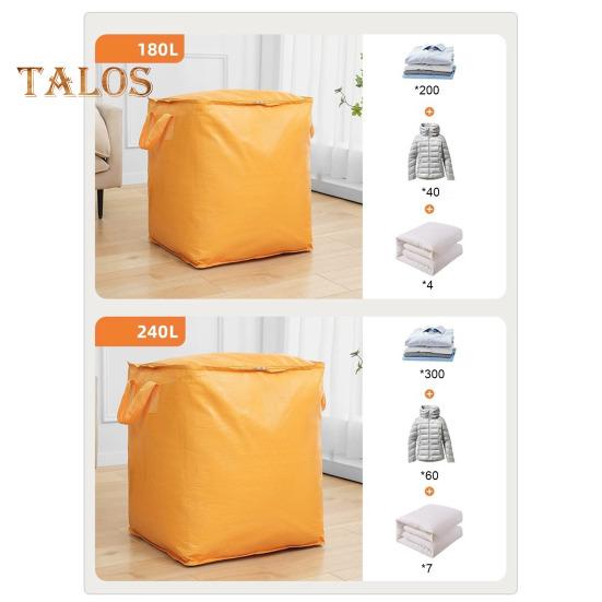 Storage Bag with Reinforced Handle Large Capacity Dustproof Moisture-Proof Organizer Thickened Oxford Cloth Storage Pouch