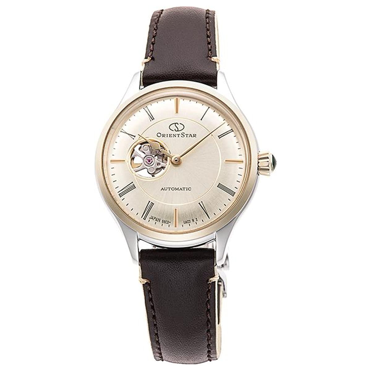 

Автоматичний годинник ORIENT STAR Classic Mechanical Made in Japan Внутрішня гарантія Відкрите серце Слонова кістка [ORIENT STAR] Напівскелетон 2 роки від виробника