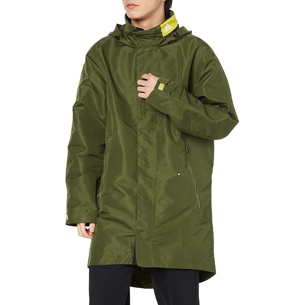 adidas Jackets Men's Army Green Stand Collar Moderate Other GM5761