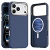 iPhone 17 Pro Max Tech Plaid Magnetic Leather Case with Card Holder