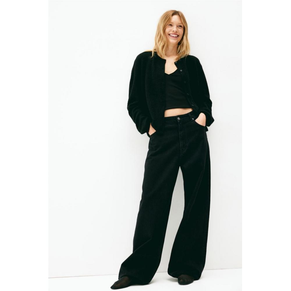 

H M loose fit cardigan black
