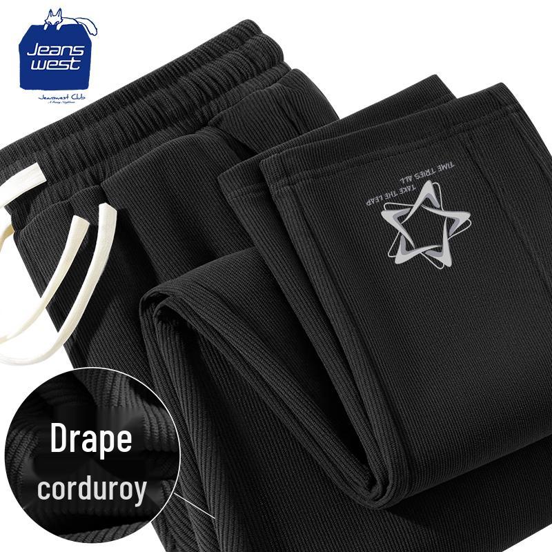 

JEANSWEST CLUB Men s Corduroy Straight Leg Casual Pants 3XL