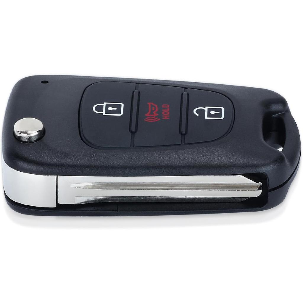 Keyecu Replacement Remote Key Fob for Kia Soul 2010 2011 2012 2013 ID46 315MHz FCC ID: NYOSEKSAM11ATX(AMFL) / 95430-2K340 Black