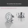 1/4Pcs Sink Hole Overflow Cover Basin Trim Bath Sink Holes Drain Cap Replacement Bathroom Wash Basin Hollow Overflow Rings Plug