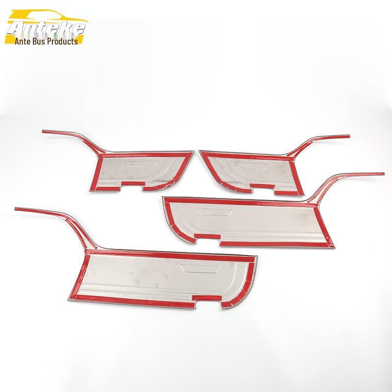 Land Cruiser Stainless Steel Anti-Kick Sequin Armrest Box Decorative Stickers