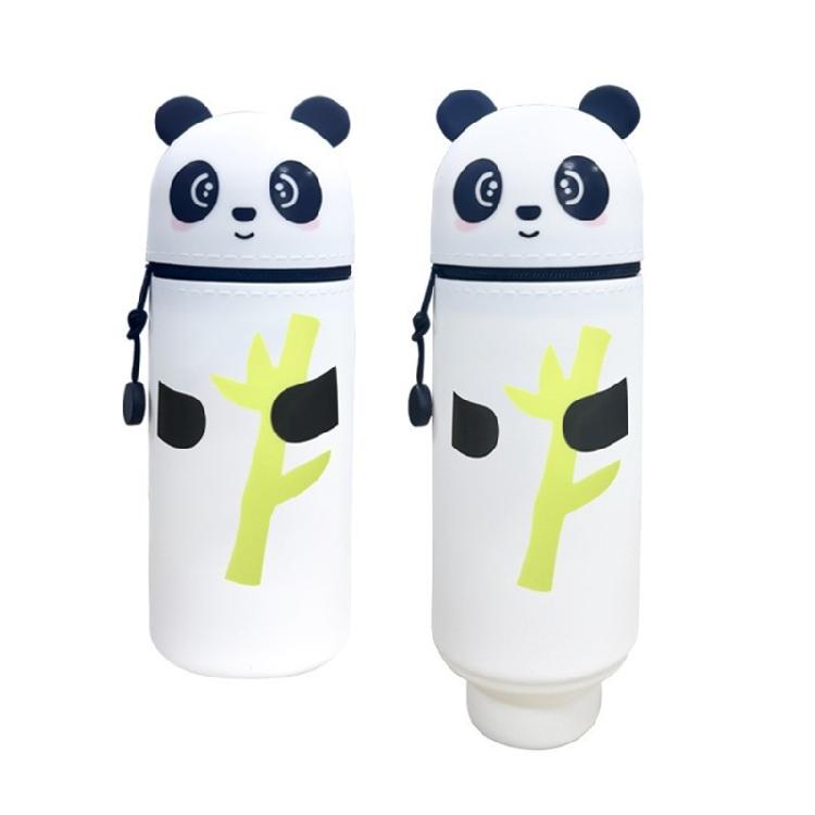 Expandable Cartoon Pen Organizer Pencil Storage Case Foldable Silicone Pouches Great For School Office Home Storage Use