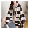 Navava Women Casual Striped Long Sleeve Hoodie Jacket Nc157