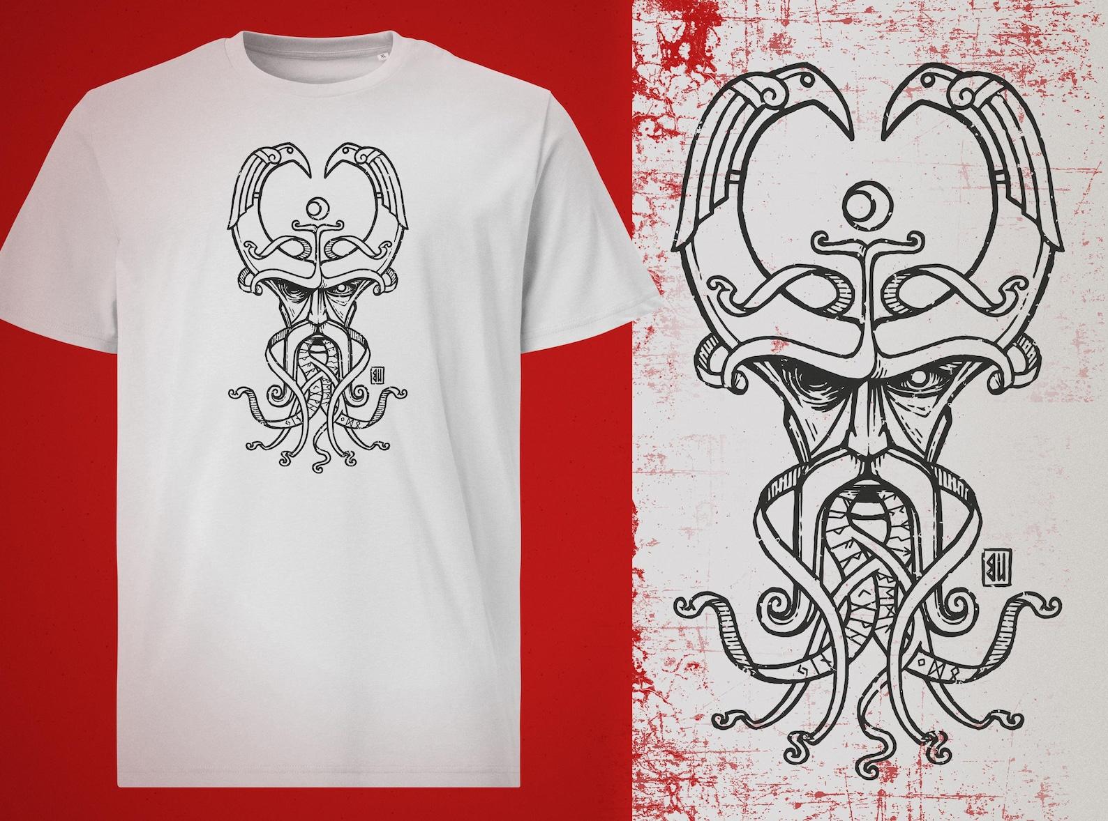 Wotan Mask T-Shirt XL