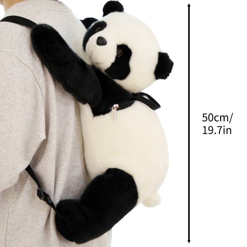 

197-дюймовый плюшевый рюкзак в форме панды, детская школьная сумка, сумка большой вместимости, на плечо
