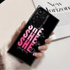 Girl Boss Lady Pink Shockproof Phone Case for Samsung Galaxy S26 Edge S25 Ultra S24 FE S23 Plus S21 Cover Anti Fall Fundas