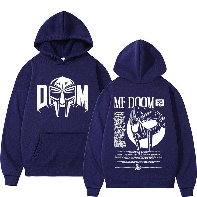 MF Doom Madvillain Metal Face Sweat à capuche Rap des années 90 Vêtements de sport Vêtements pour femmes Sweat à capuche décontracté gothique