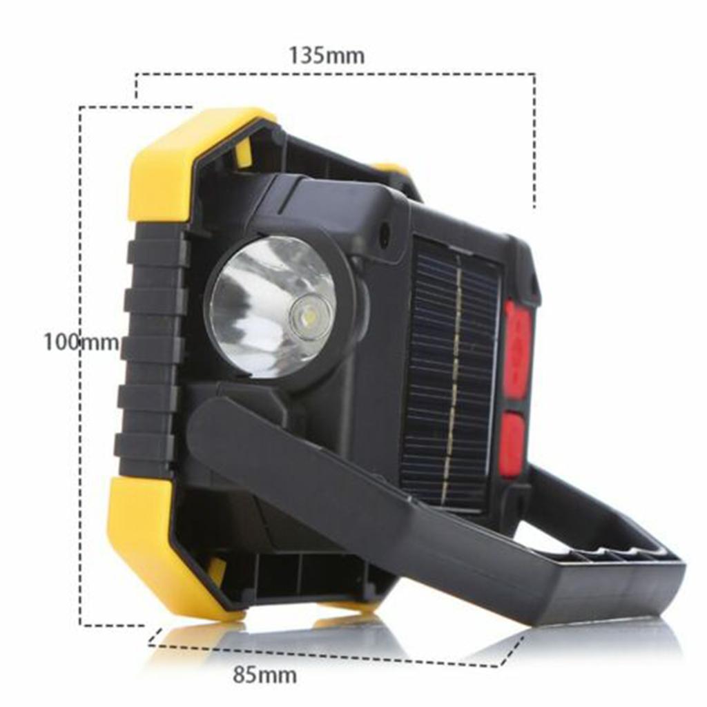 80000lm Solar Led Work Light Usb Rechargeable Energy Saving Super Bright Flashlight Camping Light