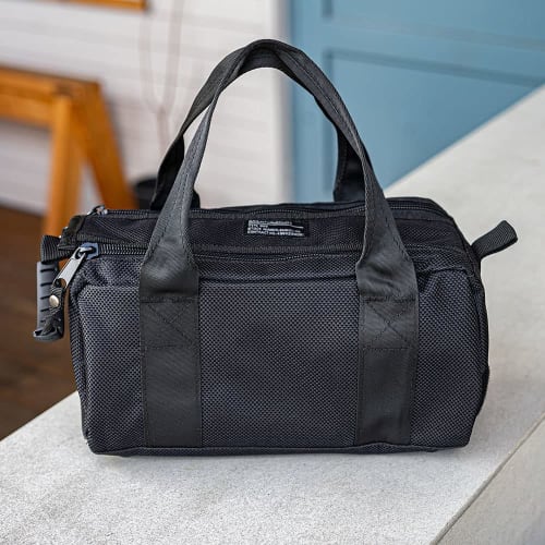 Bigman Tool Bag BMB-01 Tool Box, Tool Storage Bag, Portable, Durable Fabric Double Zipper Bag 1, Black