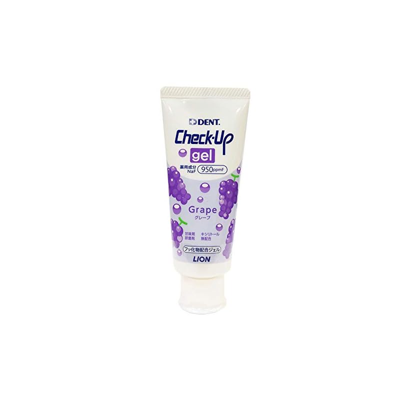 LION Dental Materials Check-Up Gel Grape 60g
