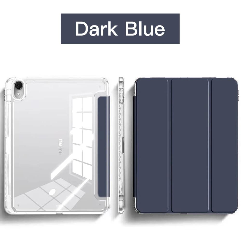 Z TriFold Stand Clear Pencil Holder Tablet Case for IPad 12th A18 11th A16 M5 M4 Pro Air 11 13 12.9 M3 M2 Air 4 5 2025 Mini 7 6 8.3 Cover