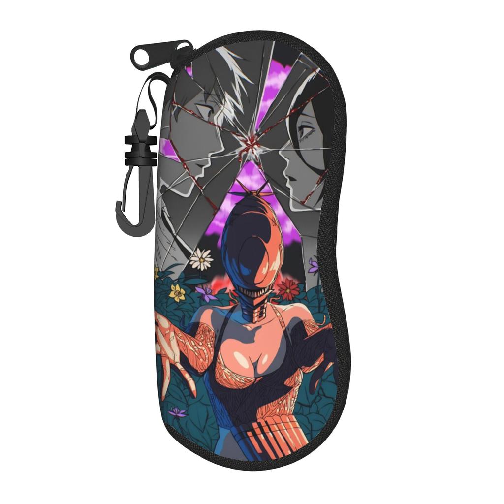 Reze Anime Girl Glasses Case Unisex Waterproof Box Chainsawmans Glasses Protector Ins Eye Contacts Case