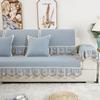 Sofakissen, All Seasons Universal European Lace Rutschfester Vier-Jahreszeiten-Sofabezug, Moderner Einfacher Stoff-Sofa-Schalkissen